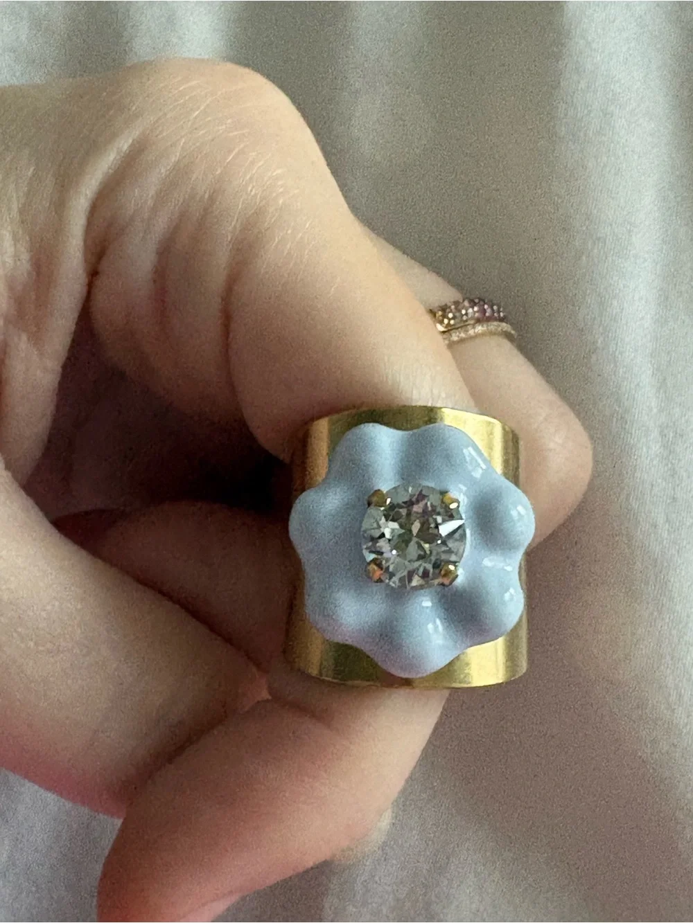 TOVA Nerissa Ring in Nimblu NWT Fairy Dust